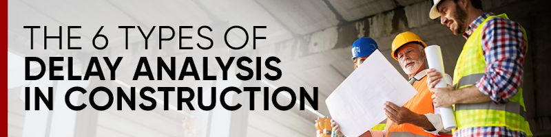 types of delay analysis in construction