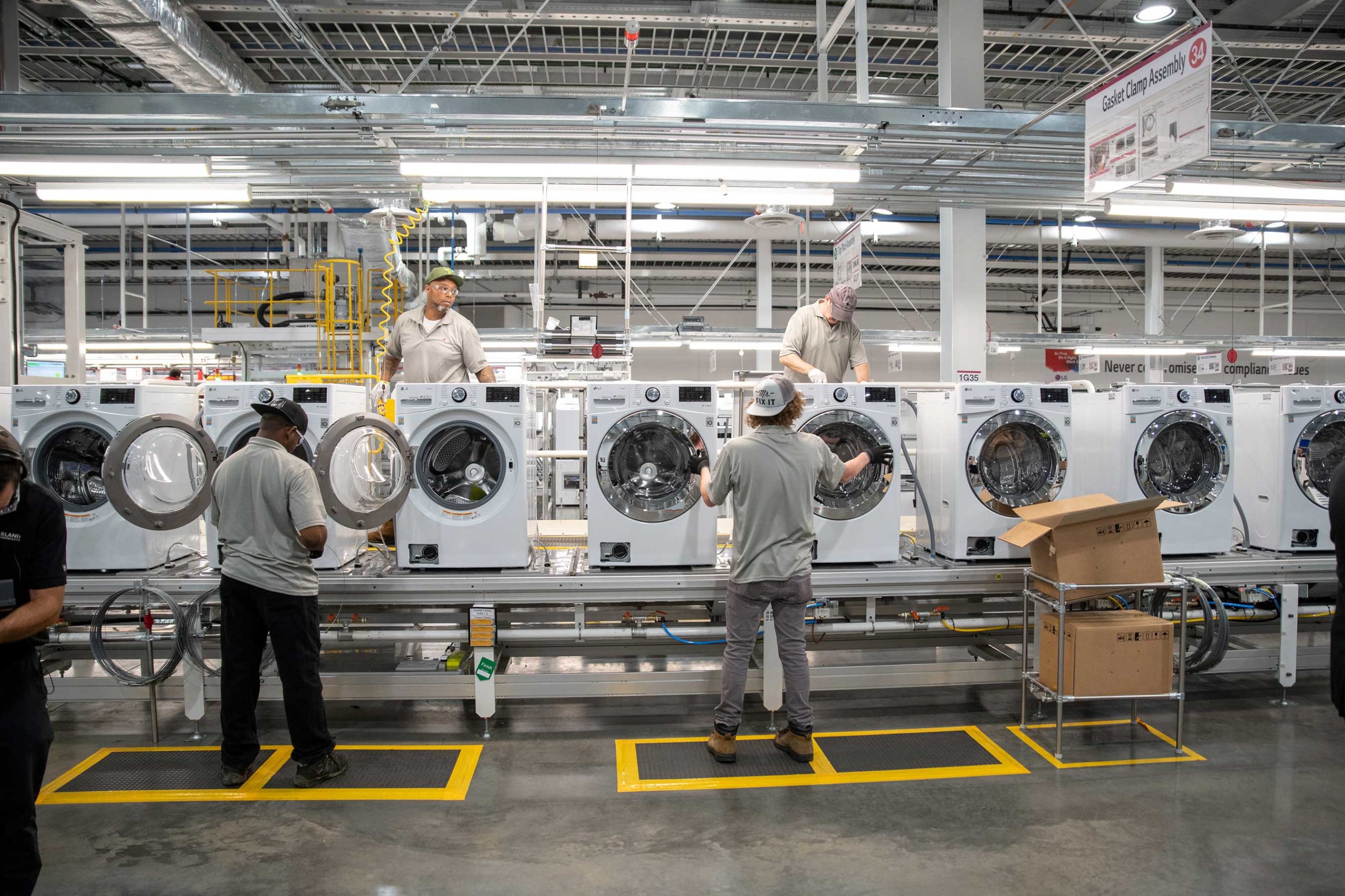 multi-family Appliance Production Facility assembly line